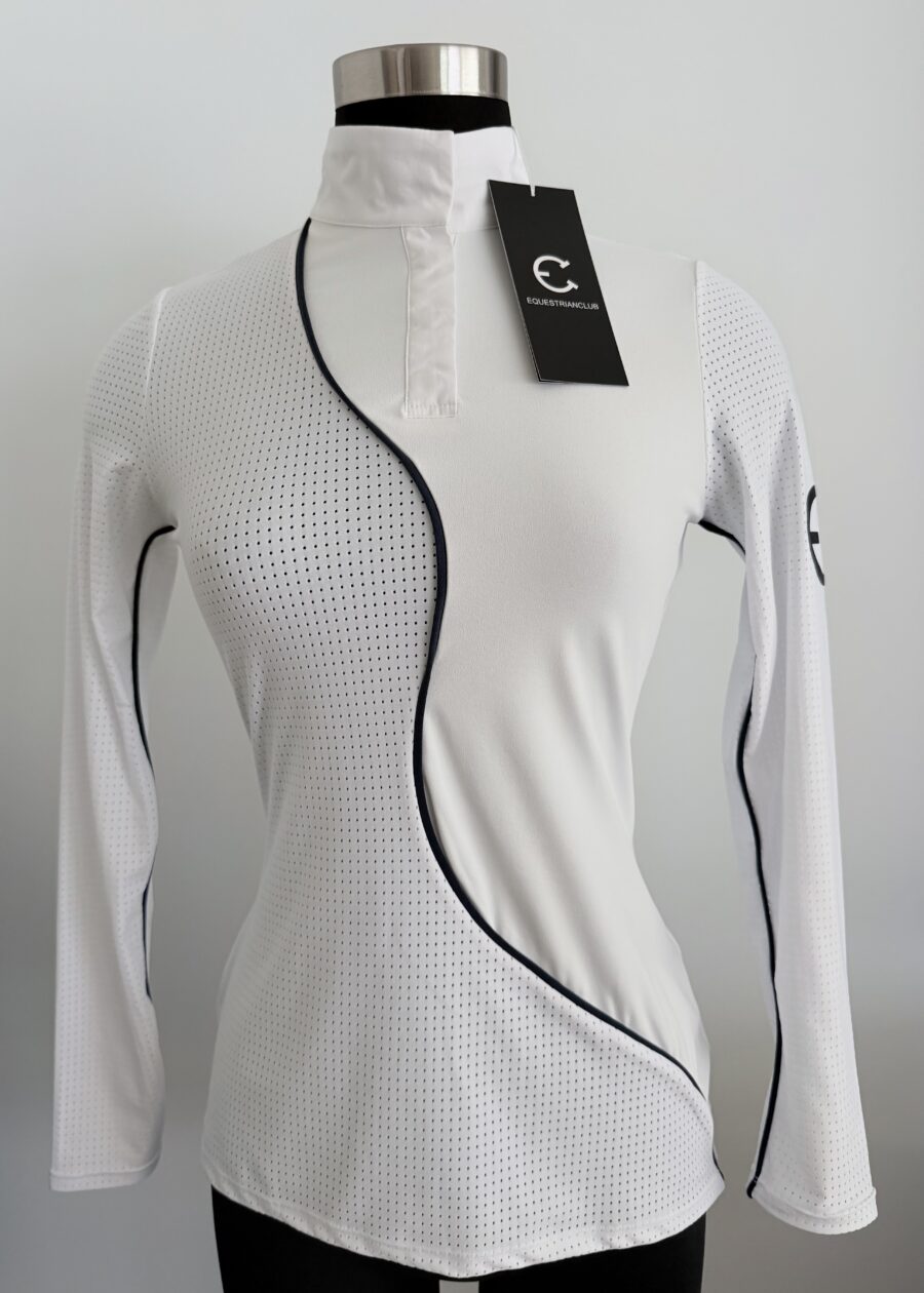 Lenna Show Shirt / navy stripe - Image 2
